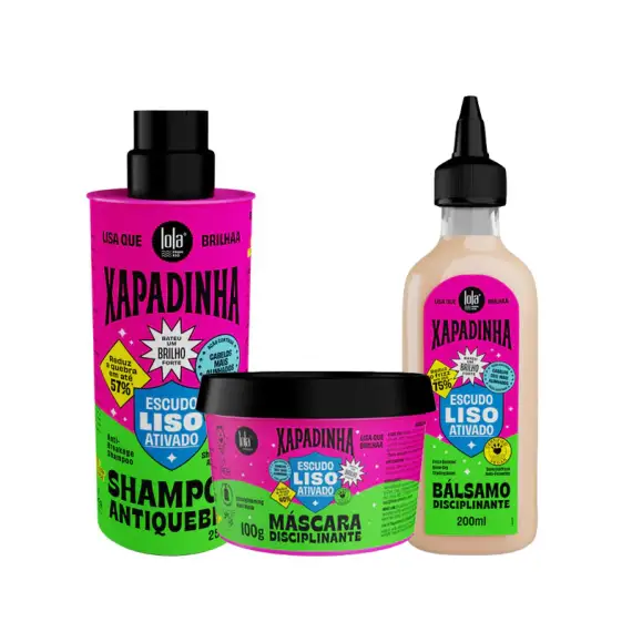 LOLA Kit Xapadinha Shampoo 250ml + Maschera 100ml + Balsamo 200ml