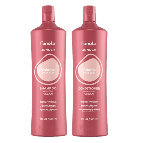FANOLA Kit Wonder Volume Shampoo 1000ml + Conditioner 1000ml