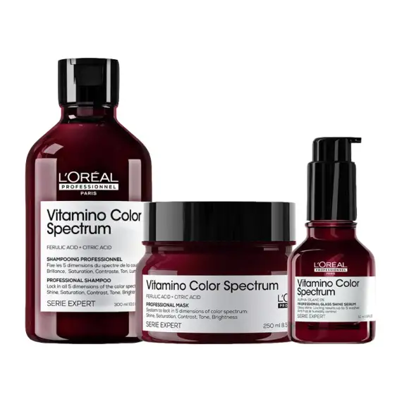 L'OREAL Kit Serie Expert Vitamino Color Spectrum Shampoo 300ml + Mask 250ml + Serum 50ml
