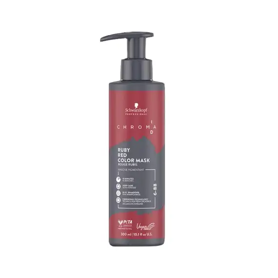 SCHWARZKOPF Chroma ID Bonding Color Mask Ruby Red 6-88 300ml