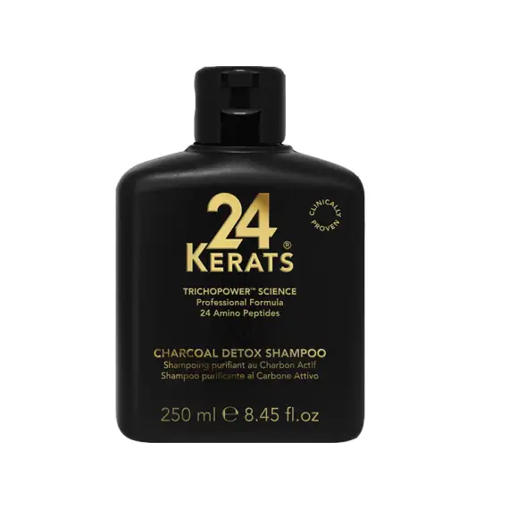 24 KERATS Charcoal Detox Shampoo 250ml