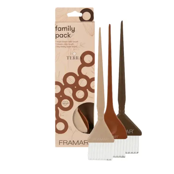 FRAMAR Family Pack Terra Brush Set 3pz