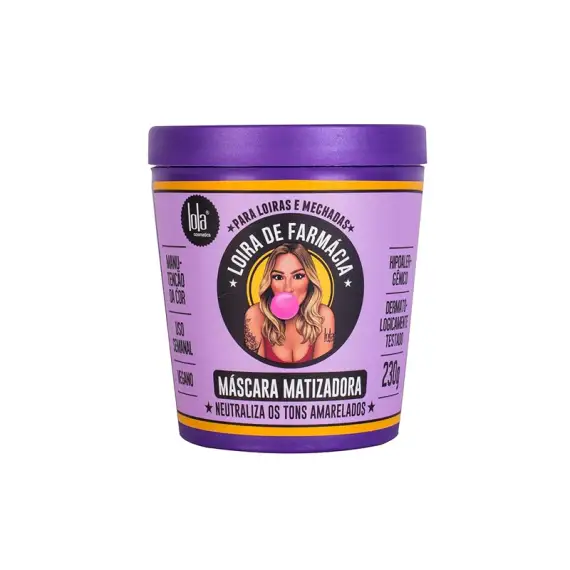 LOLA Loira De Farmácia Purple Hair Mask Matizador 230ml