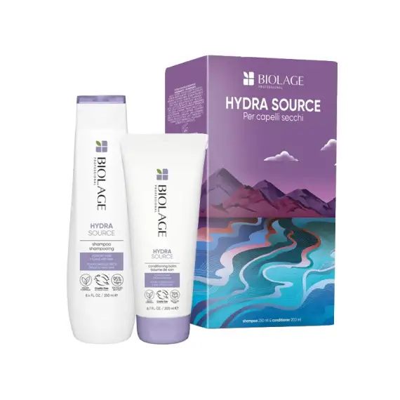 BIOLAGE Kit Hydra Source Shampoo 250ml + Conditioner 200ml