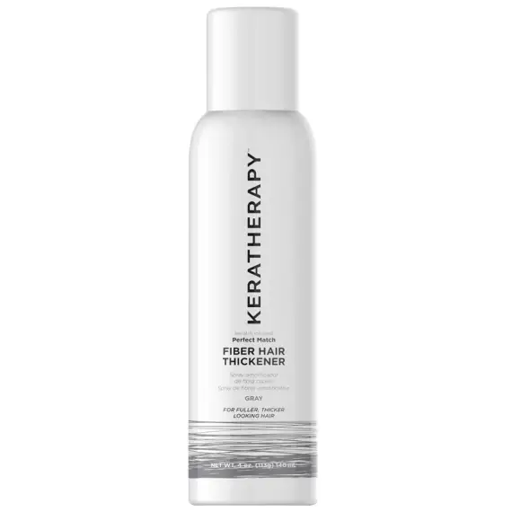 KERATHERAPY Keratin Infused Fiber Hair Thickener 140ml - Gray