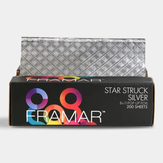 FRAMAR Star Struck Silver Fogli Alluminio 8x11 Pre-Tagliati