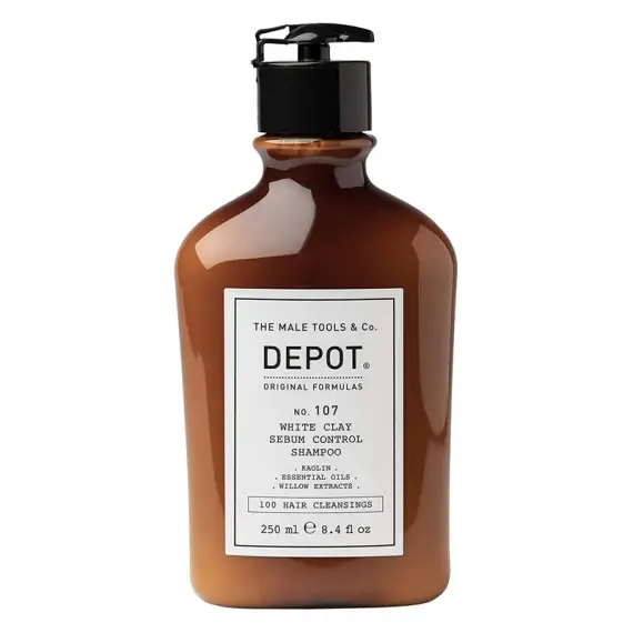 DEPOT no.107 White Clay Sebum Control Shampoo 250ml