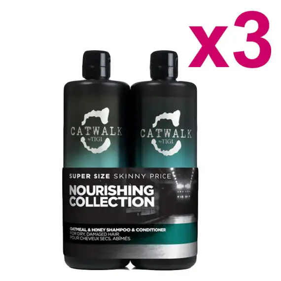TIGI Kit Catwalk Oatmeal & Honey Tween Duo 3 PEZZI