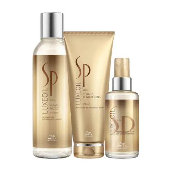 WELLA SP Kit Luxe Oil Keratin Shampoo 200ml + Conditioner 200ml + Oil 100ml