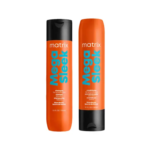 MATRIX Kit Total Results Mega Sleek Shampoo 300ml + Condtioner 300ml