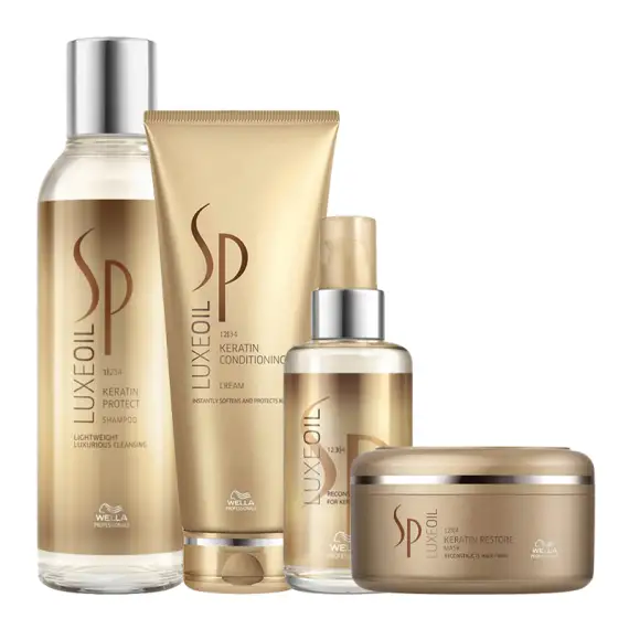 WELLA SP Kit Luxe Oil Shampoo 200ml + Conditioner 200ml + Mask 150ml + Elixir 100ml