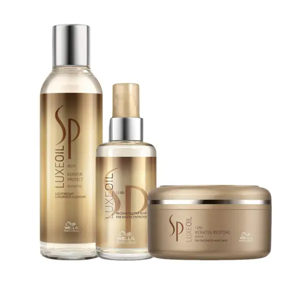 WELLA SP Kit Luxe Oil Shampoo 200ml + Restore Mask 150ml + Oil Elixir 100ml
