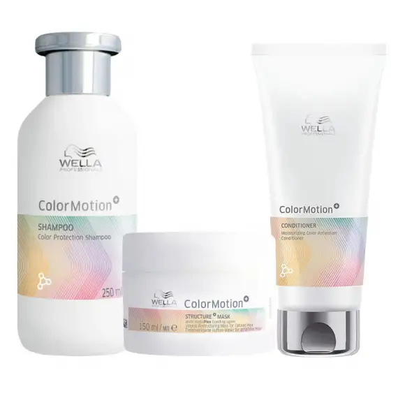 WELLA Kit ColorMotion Shampoo 250ml + Mask 150ml + Conditioner 200ml
