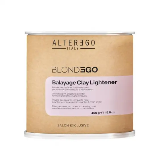 ALTEREGO Blondego Balayage Clay Lightener Polvere Decolorante Rosa 450gr