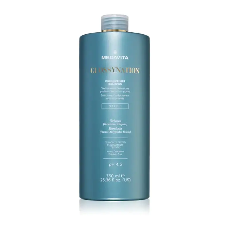 MEDAVITA Glossynation Polish Primer Shampoo Trattamento detersione