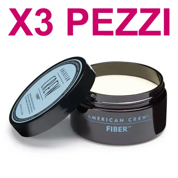 AMERICAN CREW Kit Cera Fiber 3 Pezzi x 85gr