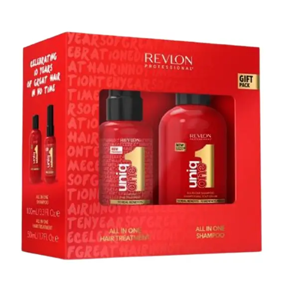 UNIQ ONE All In One Gift Travel Size Pack Shampoo 100ml + Hair Treatment 50ml