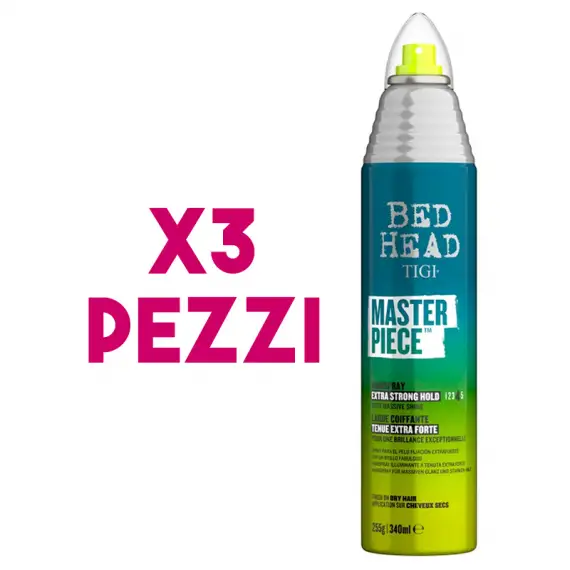 TIGI Kit Bed Head Masterpiece Hairspray 3 Pezzi x 340ml