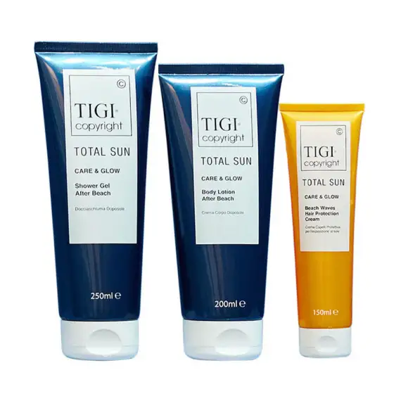 TIGI Copyright Kit Total Sun Shower Gel 250ml + Body Lotion 200ml + Crem 150ml