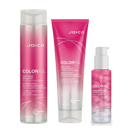 JOICO Kit Colorful Shampoo 300ml + Conditioner 250ml + Serum 63ml