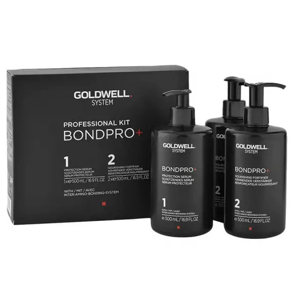 GOLDWELL System Professional Kit Bond Pro + Protection Serum 500ml + Nourishing Fortifer 2x500ml