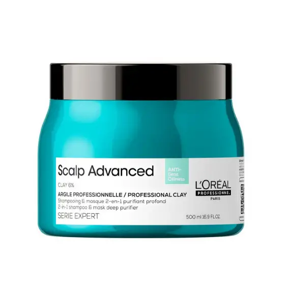 L'OREAL Serie Expert Scalp Advanced Anti-Oiliness Argile Professionnelle Shampooing & Masque 500ml
