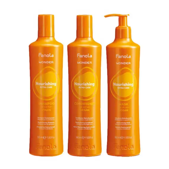 FANOLA Kit Wonder Nourishing Shampoo 350ml + Conditioner 350ml + Mask 350ml