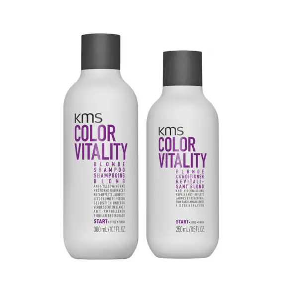 KMS Kit Color Vitality Blond Shampoo 300ml + Conditioner 250ml