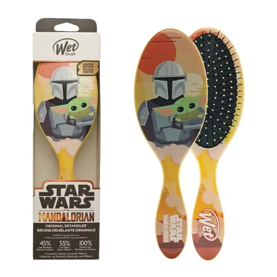 WET BRUSH Star Wars Original Detangler The Mandalorian & Grogu Limited Edition