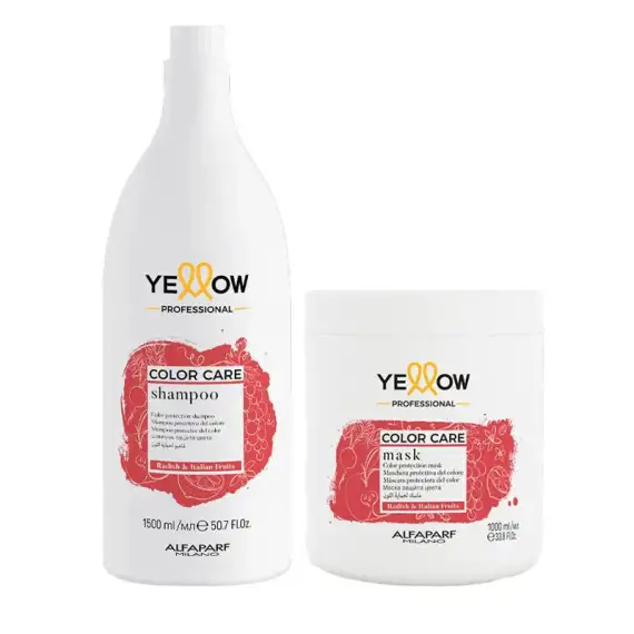 ALFAPARF Yellow Kit Color Care Shampoo 1500ml + Mask 1000ml