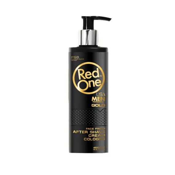 RED ONE Men Gold After Shave Cream Cologne 400ml