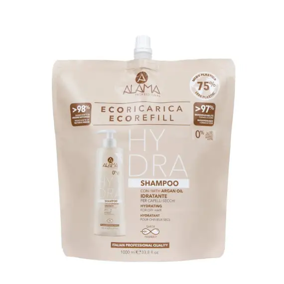 ALAMA Professional Hydra Eco Refill Shampoo Idratante 1000ml