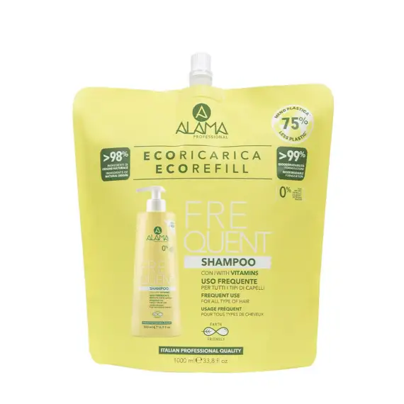 ALAMA Professional Frequent Eco Refill Shampoo Uso frequente 1000ml