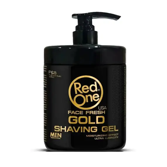 RED ONE Man Shaving Gel Face Fresh Gold 1000ml