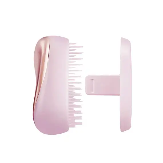 TANGLE TEEZER Compact Styler Straight-Curly Pink Matte Chrome