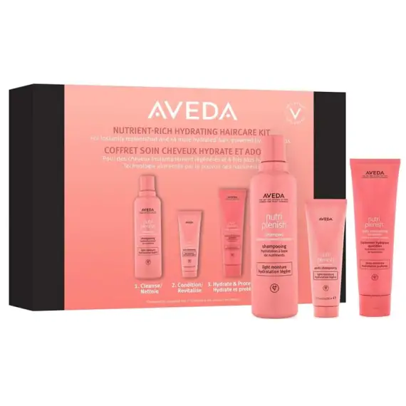 AVEDA Set Nutriplenish Rich Hydrating Shampoo 250ml + Condtioner 50ml + Treatment 150ml