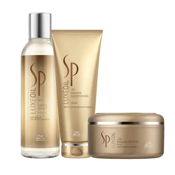 WELLA SP Kit Luxe Oil Keratin Shampoo 200ml + Conditioning Cream 200ml + Mask 150ml