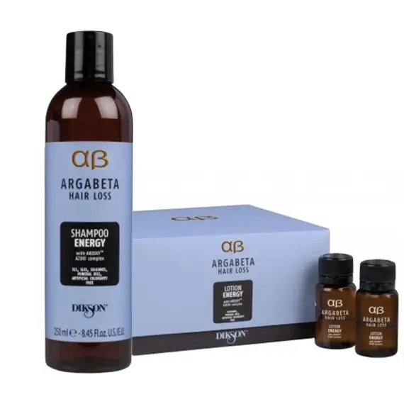 DIKSON Kit Argabeta Hair Loss Energy Shampoo  250ml + Lotion 8x18ml