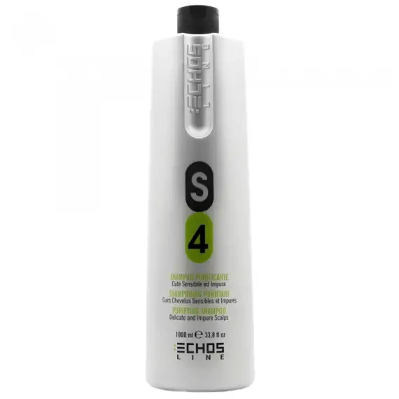 ECHOSLINE S4 Shampoo Purificante - Cute Sensibile ed Impura 1000ml