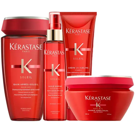 KERASTASE Kit Soleil Shampoo 250ml + Masque 200ml + Creme 150ml + Olio 150ml