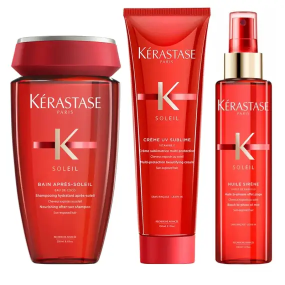KERASTASE Kit Soleil Shampoo 250ml + Creme 150ml + Olio 150ml